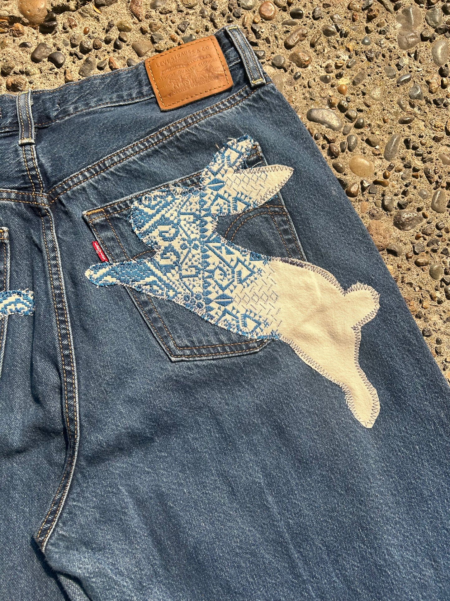 Upcycled Bunny&Bird Jeans