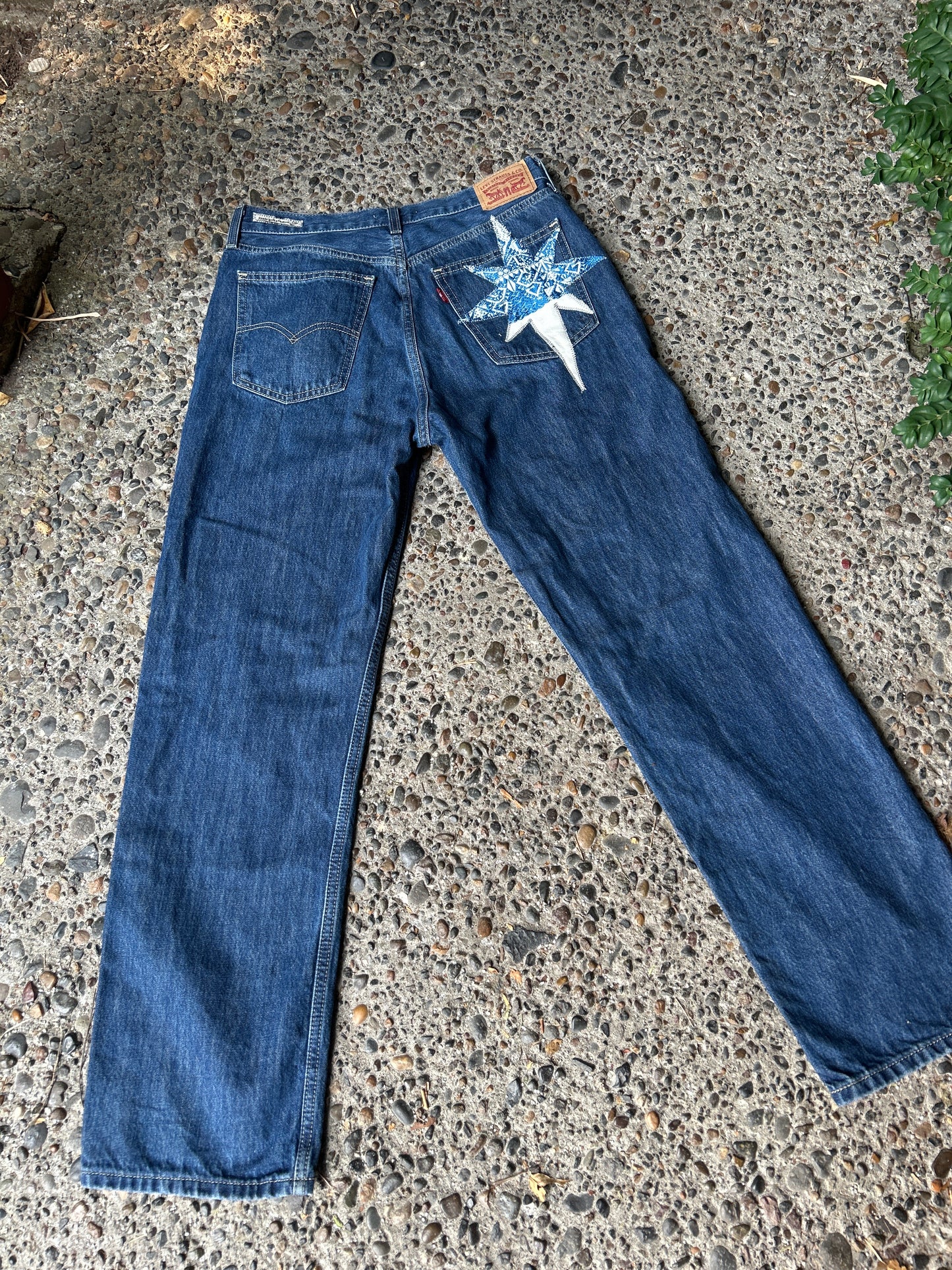 Upcycled Bunny&Star Jeans