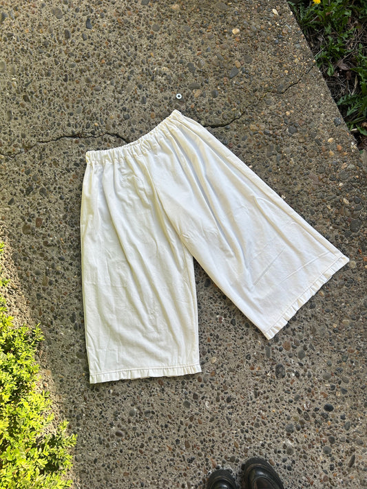 Handmade Bloomers: White Cotton