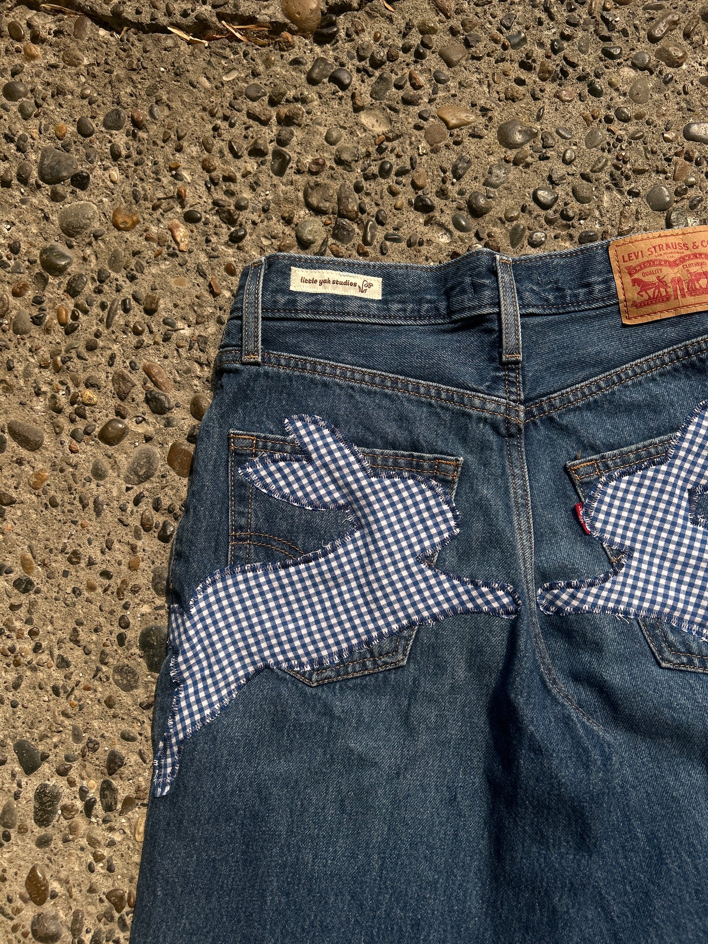 Upcycled Bunny Jeans