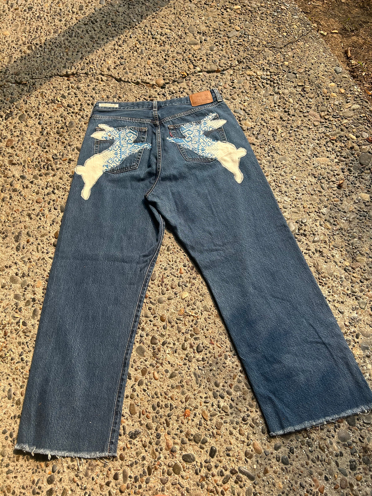 Upcycled Bunny&Bird Jeans