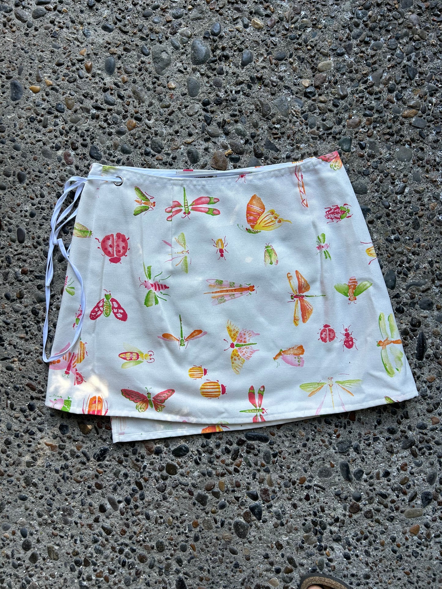 Mini Wrap Skirt: Bugz Print
