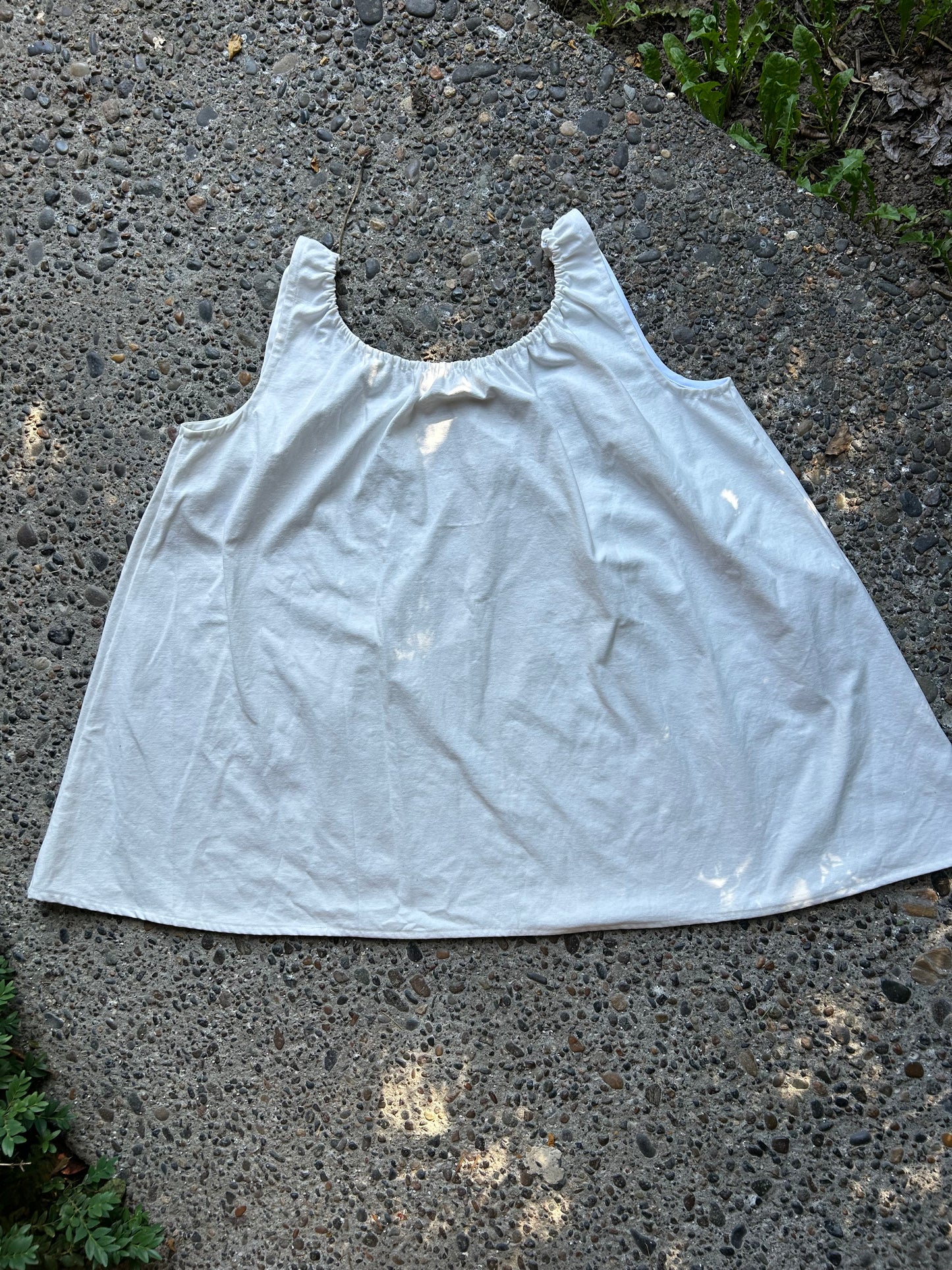 Shoreline Dress: White Cotton