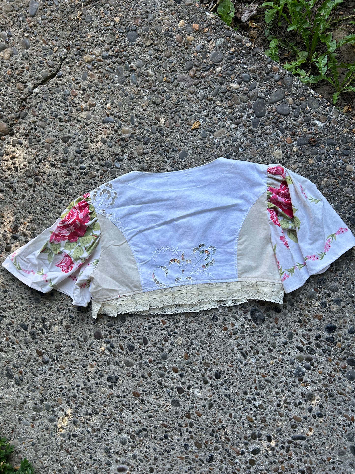 Buttoned-Up Blouse: Tablecloth Lace