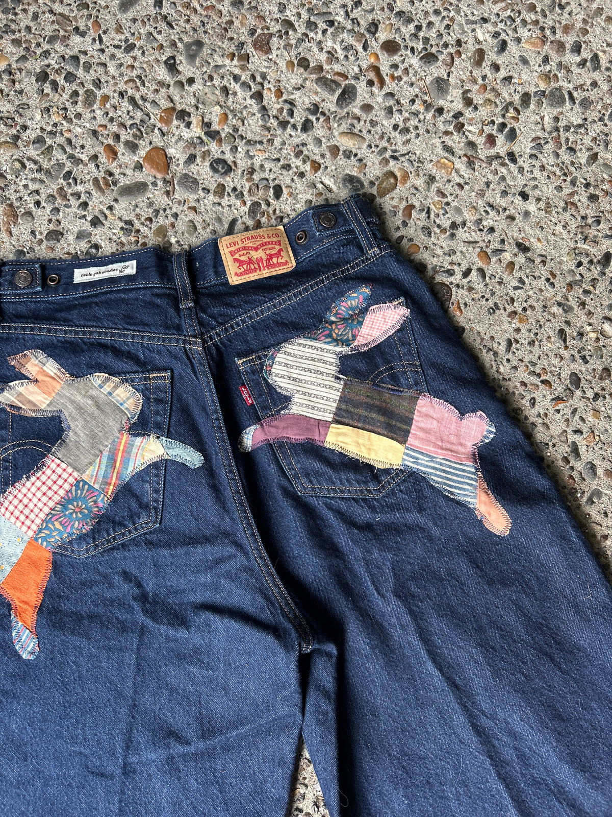 Upcycled Bunny Jeans