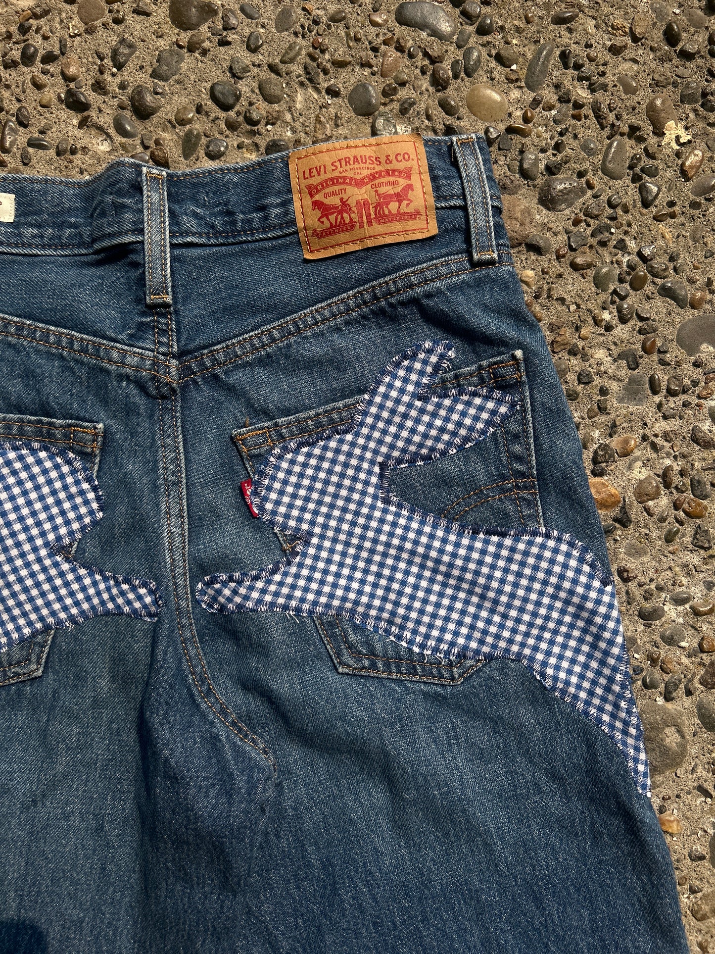Upcycled Bunny Jeans